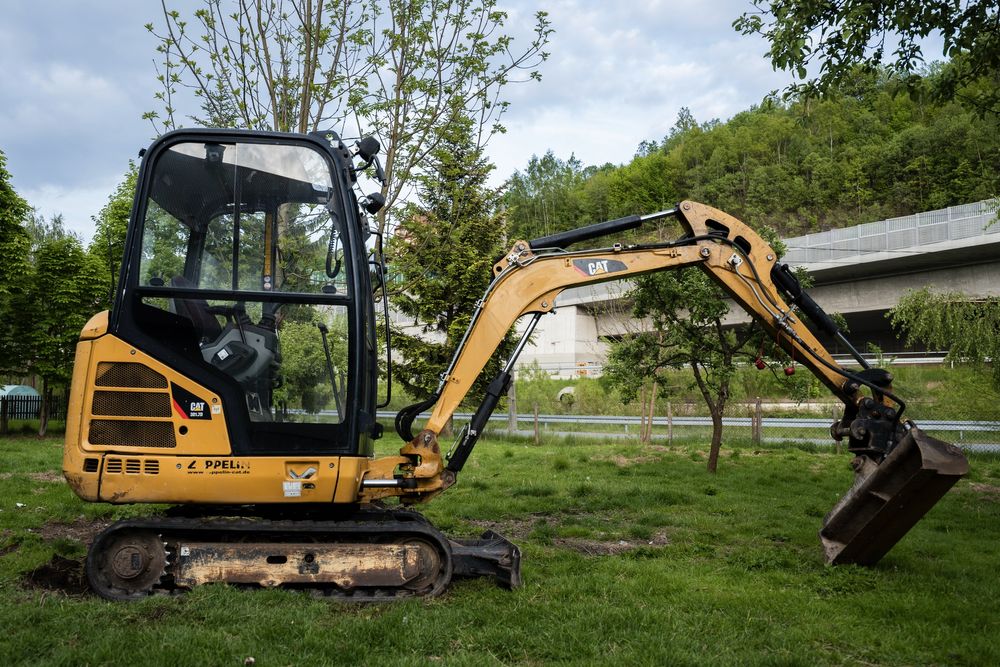Minikoparka Koparka Caterpillar CAT 301.7 D