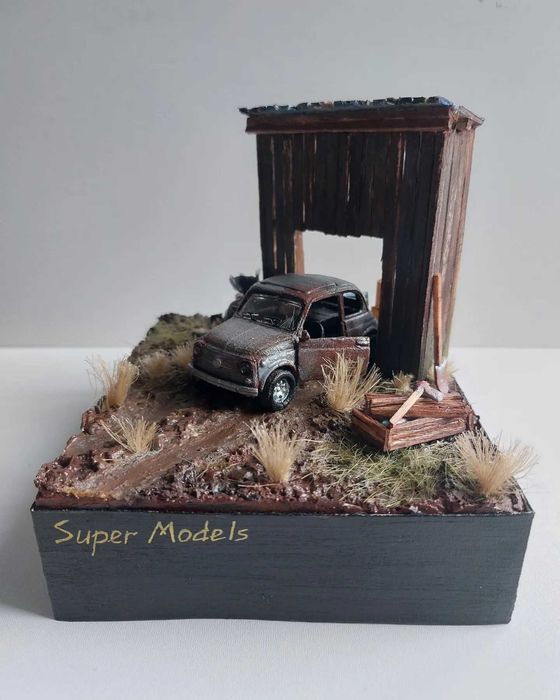 Диорама автомобиль