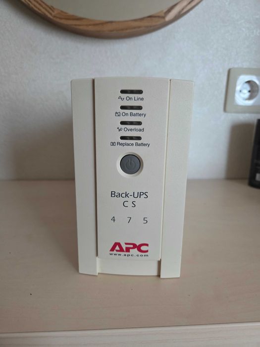 ДБЖ APC Back-UPS CS 475 (BK475-RS) (UPS, ИБП, безперебійник)
