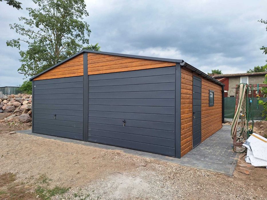 Garaż blaszany 6x5 Magazyn Garaże blaszane 6x5 6x6 PRODUCENT raty PROMOCJA