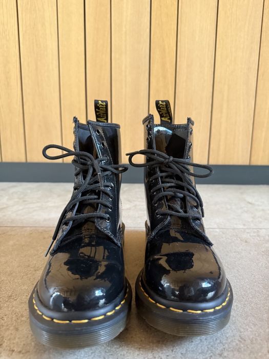 Мартенси лакові чоботи