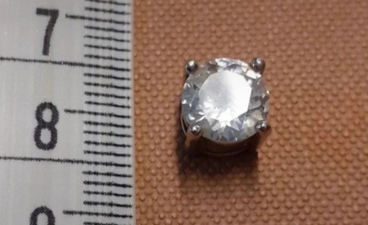 Srebrne kolczyki i zawieszka z cyrkoniami