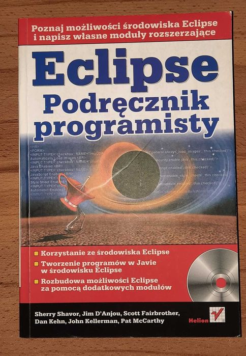 Książka "Eclipse. Podręcznik Programisty" + płyta CD