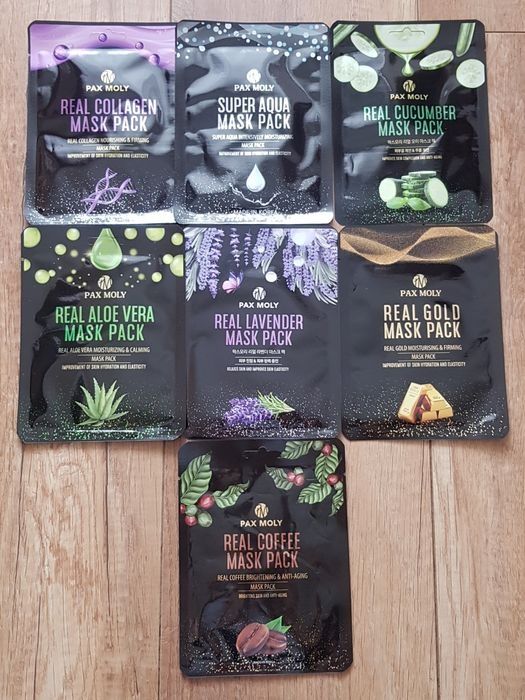 Pax Moly maska w płachcie nawilżająco kojąca aloes