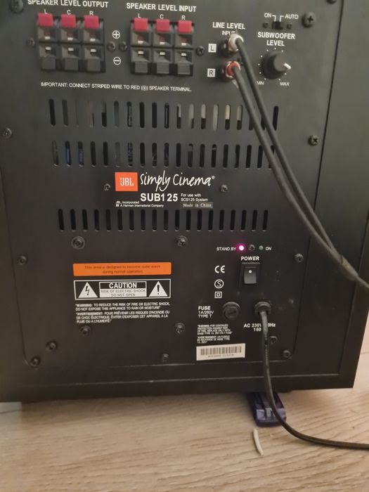 Subwoofer JBL SUB 125 Simply Cinema