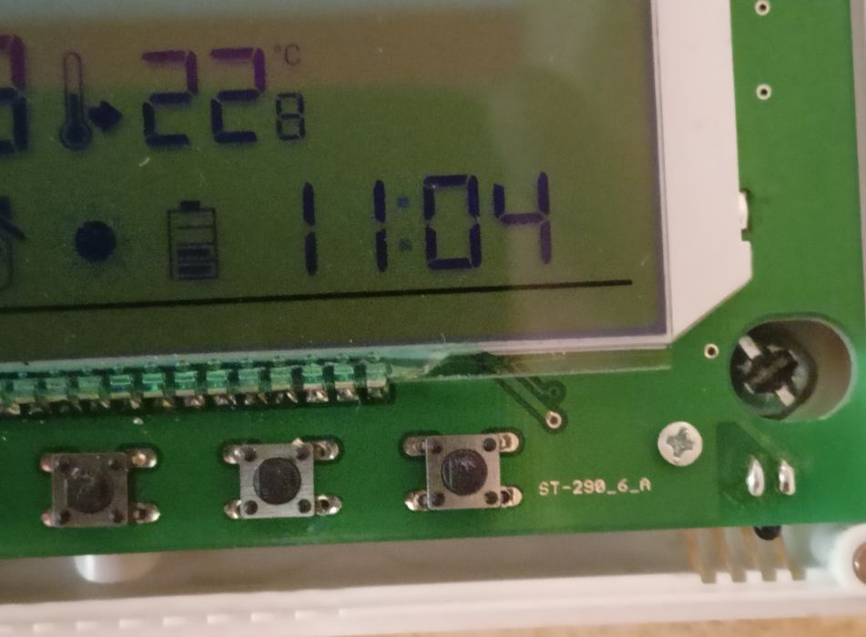 Sterownik dwustanowy Tech St-290 przewodowy z podświetleniem.