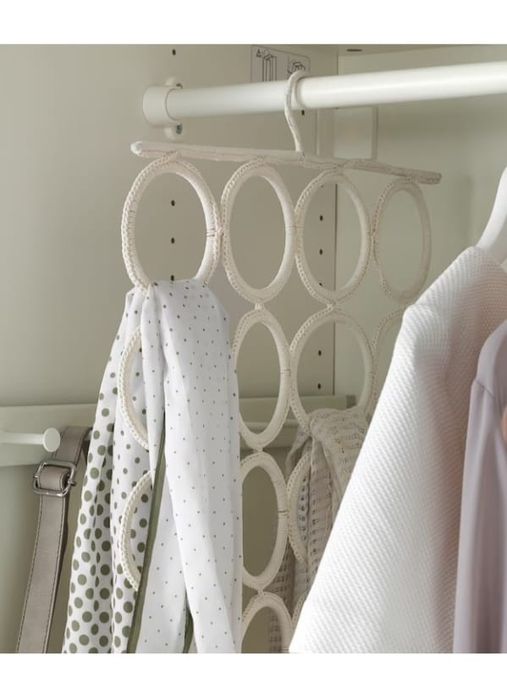 Cabide multiusos branco/creme