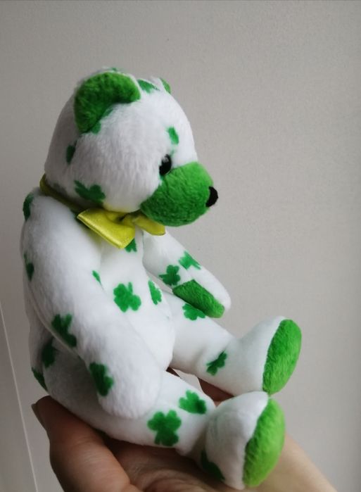 Ty Beanie Babies Clover, Клевер, ведмедик талісман колекційний 2001