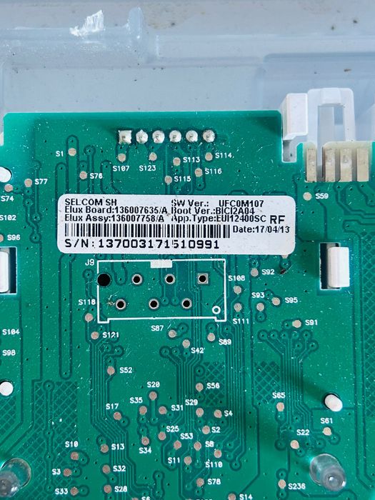 Oryginalny moduł sterujący pralki ELECTROLUX UFC0M107 EAX12500SD