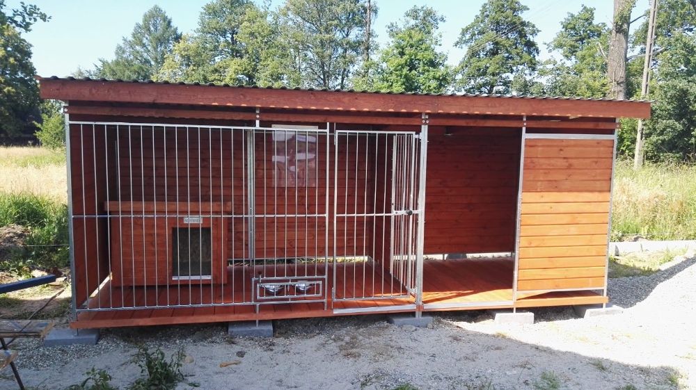 Kojec dla Psa z drewutnią 5mx2m MONTAŻ GRATIS box4dog