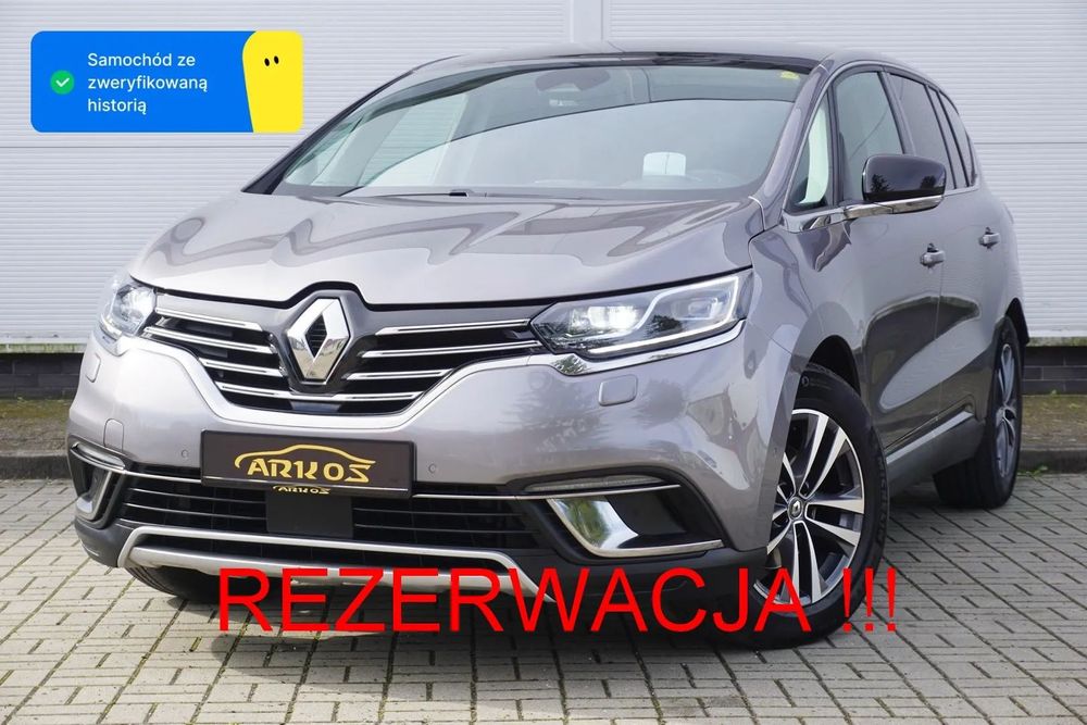 Renault Espace 2.0 DCI 7osób Automat Skóra Navi LedVision Panorama Alu18 ARKOS
