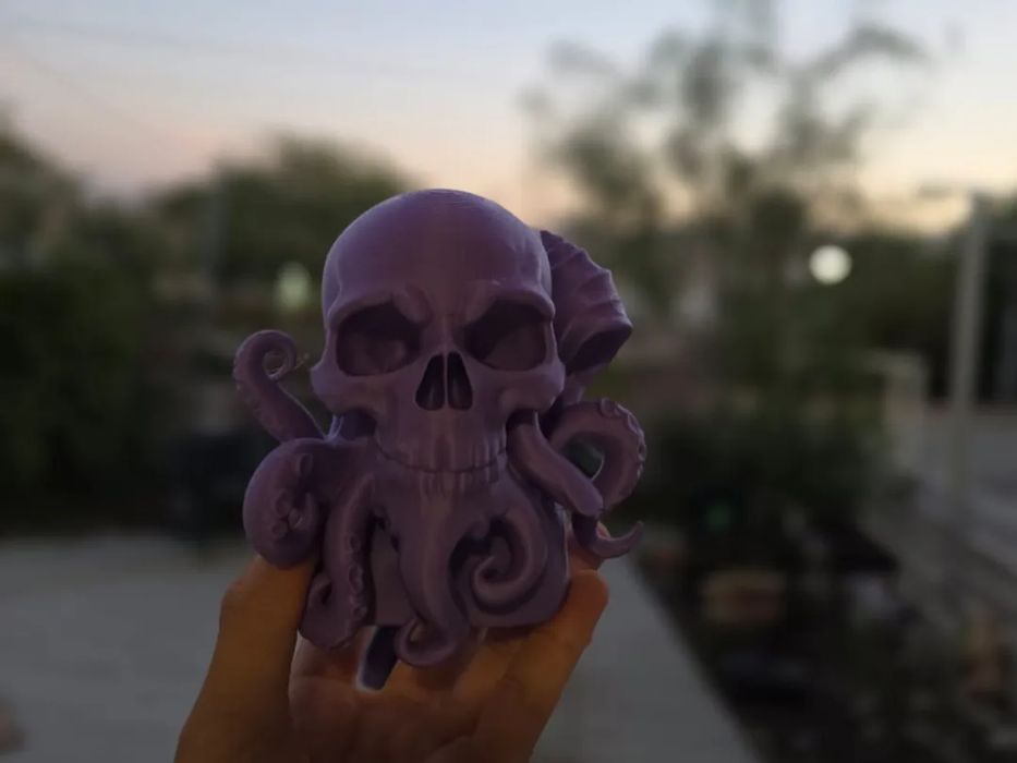 Skully Jones Octopus-Tentacle Skull