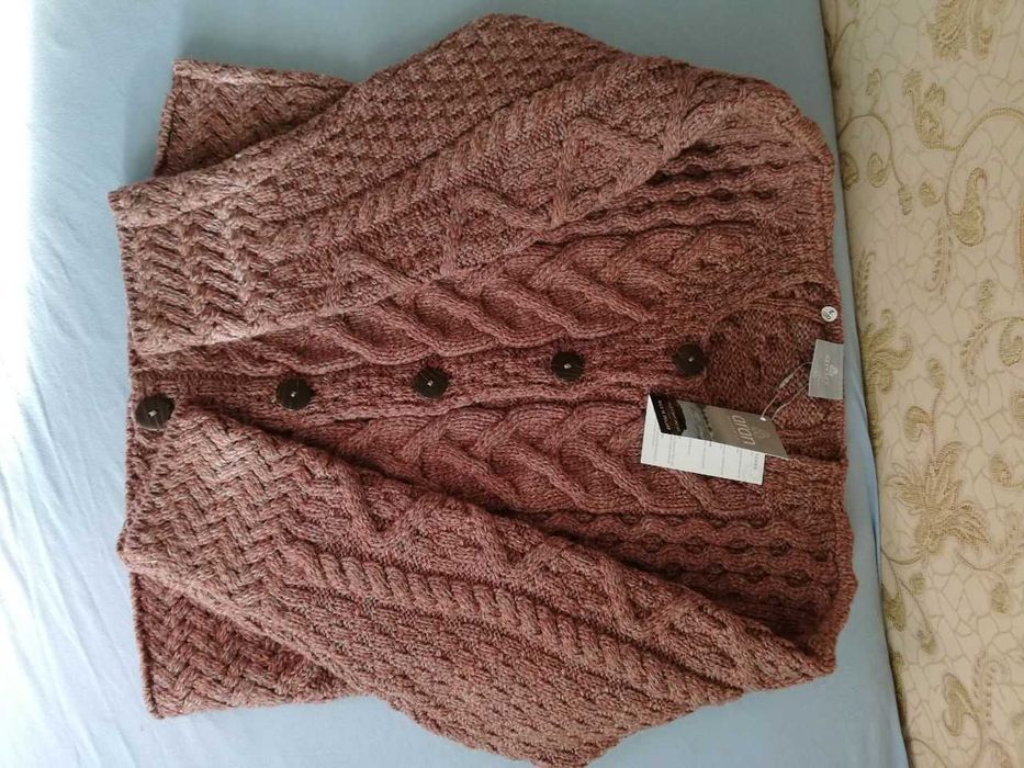 Светр (кардиган) жіночий, 100% вовна мериноса, Aran Woollen Mills