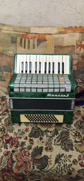 Малий акордеон половинка 1/2 на 60 басів.