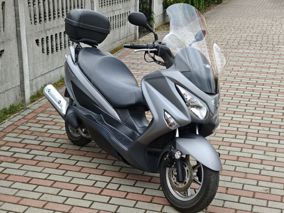 Suzuki Burgman 125 ABS 2015 kat. B • Grzane manetki • Super stan
