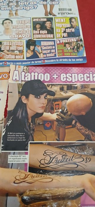 Capa Bravo + Entrevista  Bill-Tokio Hotel