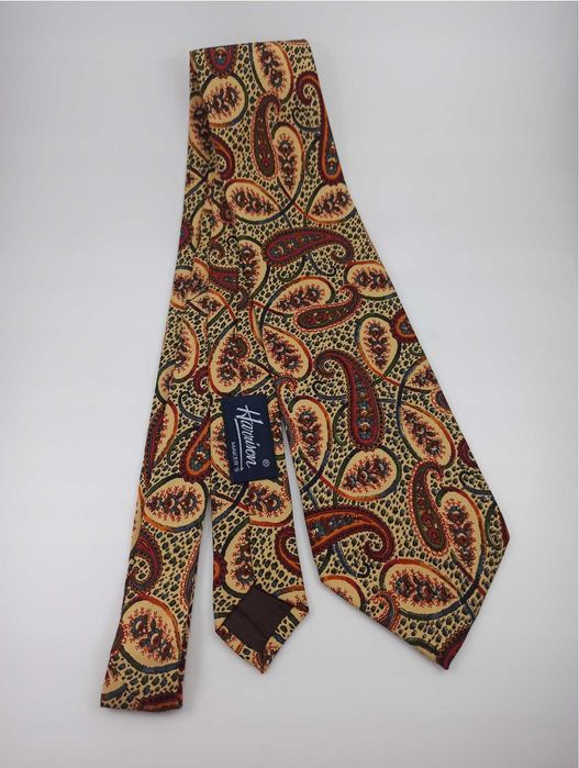 Harrison włoski jedwabny krawat paisley