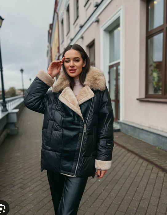 Зимняя куртка с натуральным мехом
