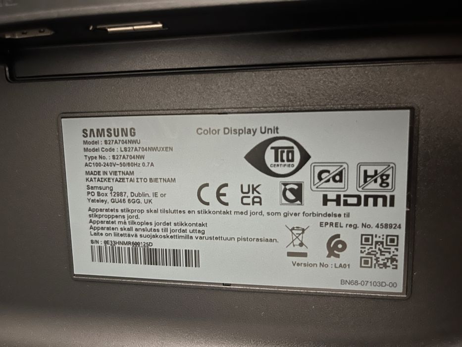 Kit 2 Monitores Samsung 27" 4K + Suporte Ajustável