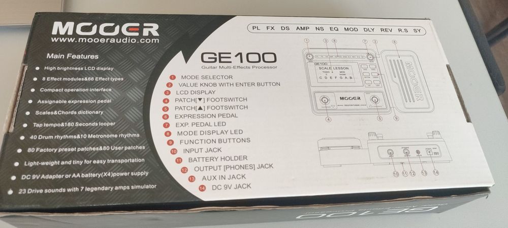 Гітарний процесор GE 100