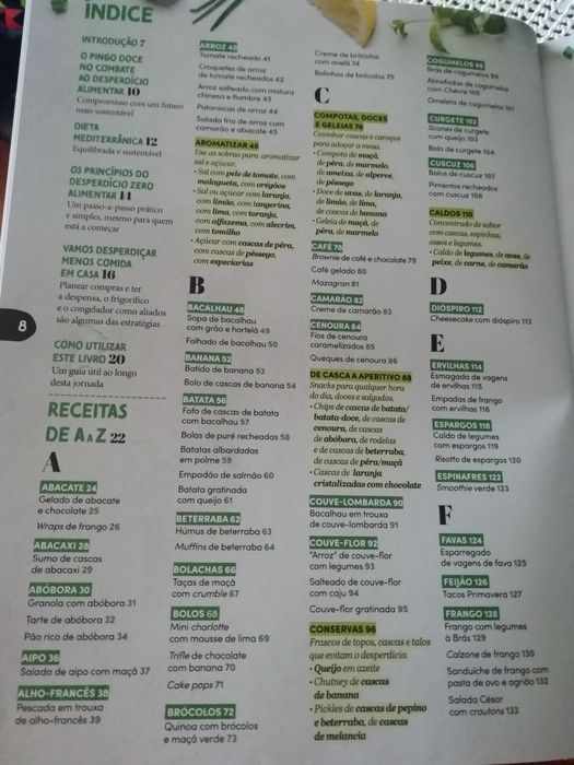 Livro de culinária do pingo doce
