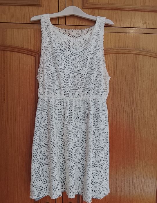 Vestido Renda Sisley Branco