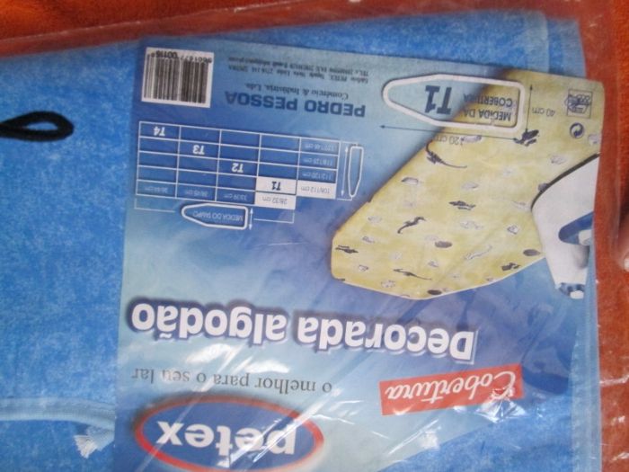 capa para tábua de ferro, pecas tamanho M