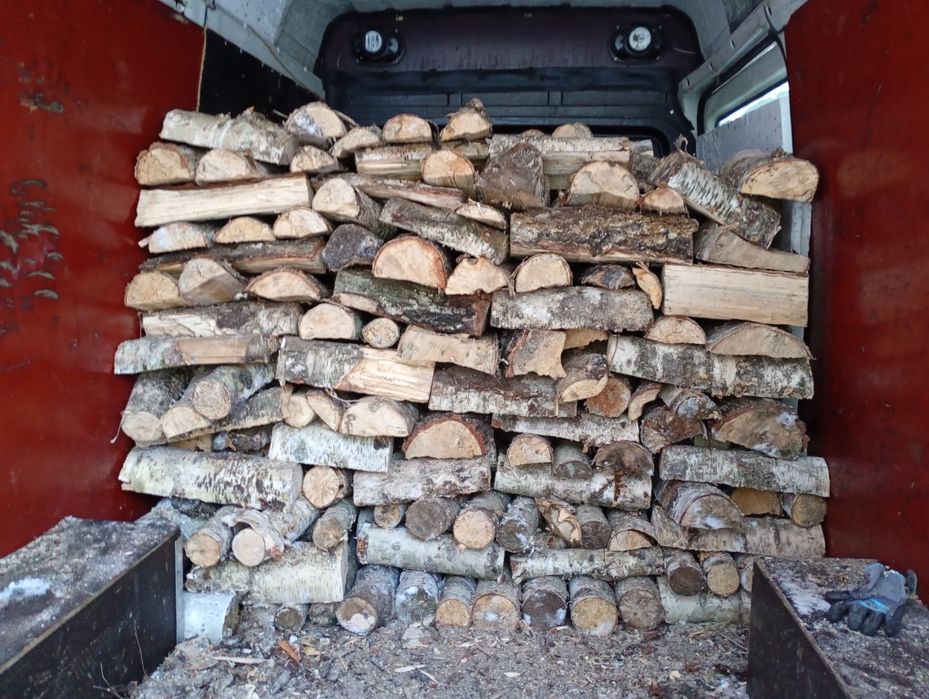 Drewno kominkowe suche brzoza