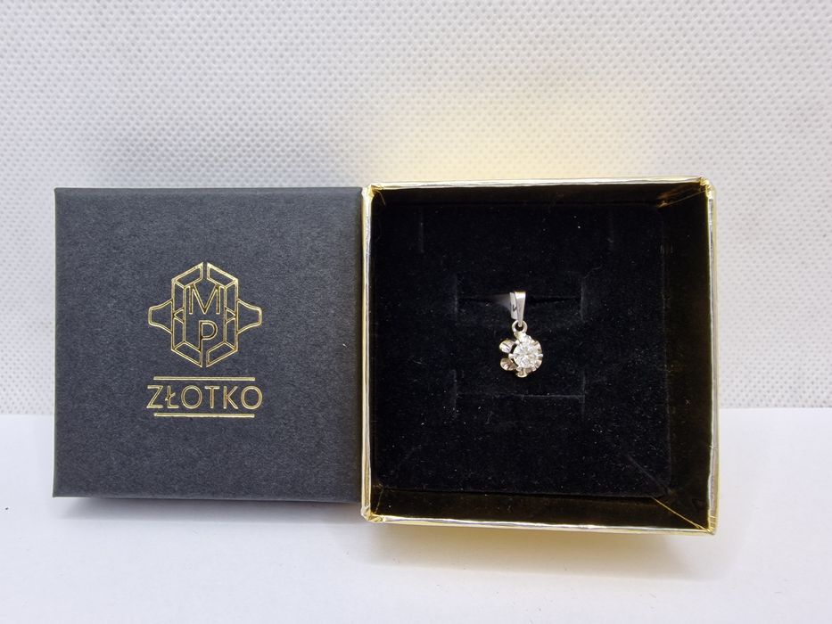 Zawieszka z DIAMENTEM złoto 585 14k