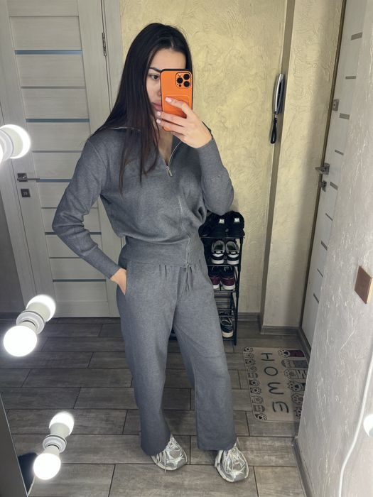 Костюм теплий машинна вязка трикотаж вязаний