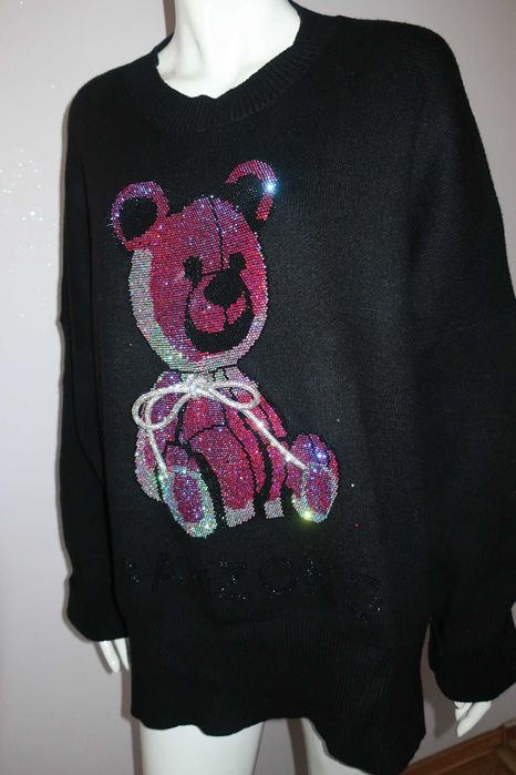 Sweter z misiem rozm.uniwersalny