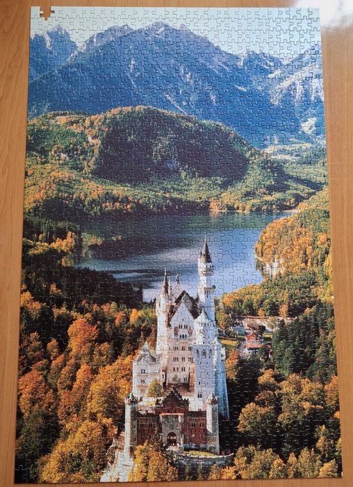 Puzzle Favorit -Zamek Neuschwanstein - 1000 elementów