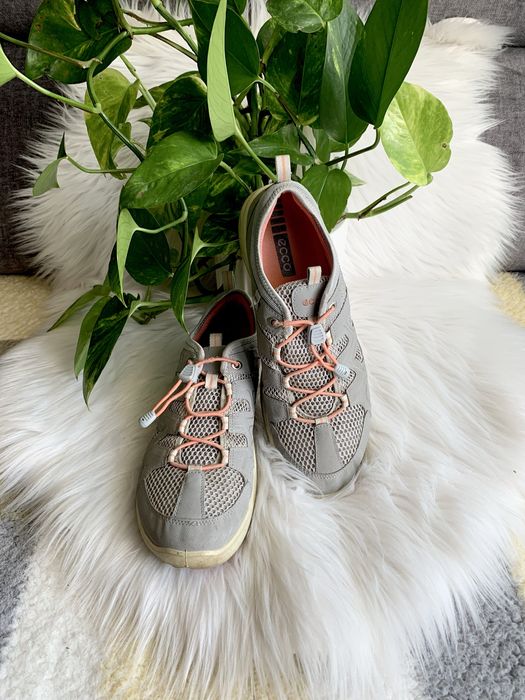 Ecco 40 szare sneakersy logo