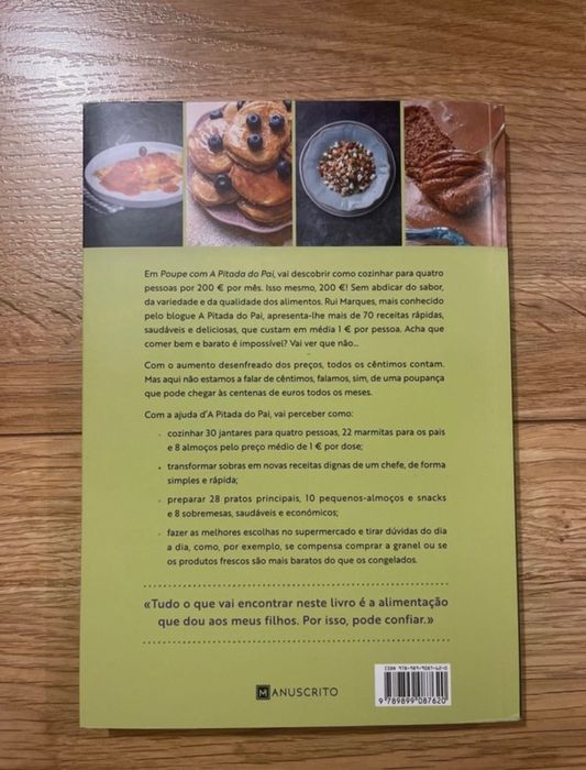 Livro “Poupe com A pitada do pai”