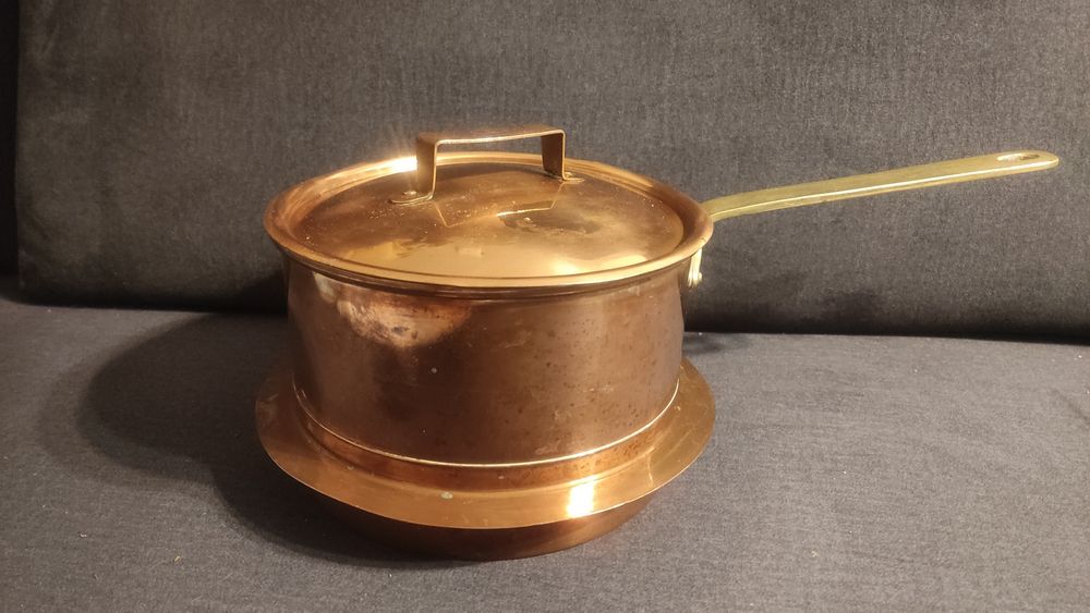 Rondel miedziany vintage