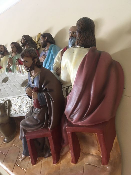 OPORTUNIDADE Quadro antigo em 3D Ultima Ceia