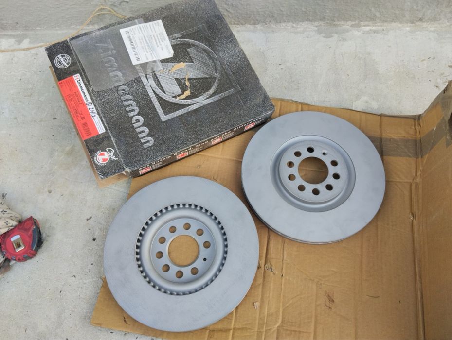 Тормозні диски zimmermann 312 golf 4 skoda tour seat leon