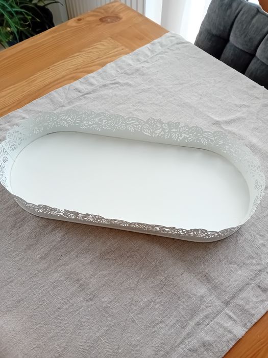 Podstawka tacka  biała ikea