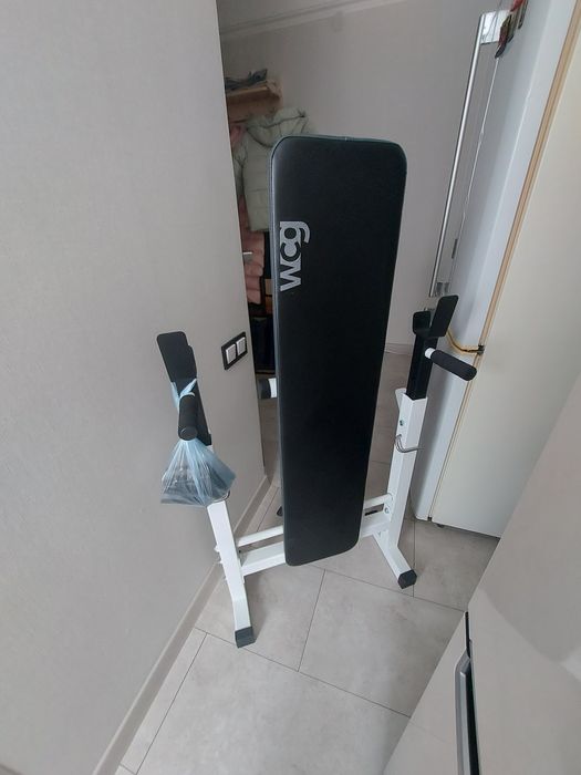 Продам тренажёр лавку  и гриф с блинами