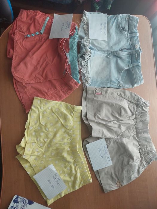 Шорти на дівчинку 4-6 років