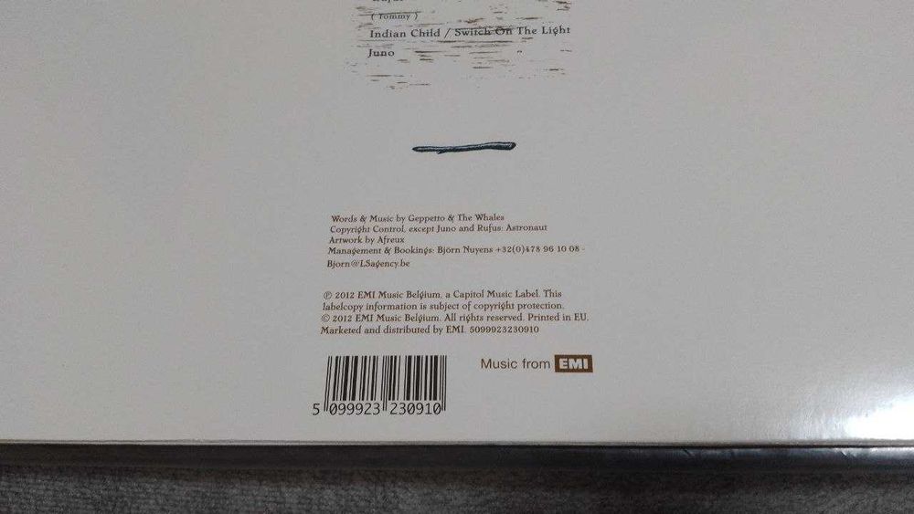 Geppetto & The Whales – People Of Galicove. запечатанный винил