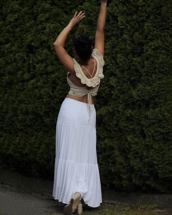 Top ręcznie robiony, 100% bawełna, boho, lato, festiwal.