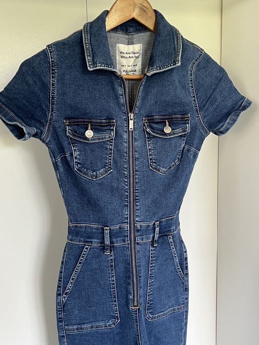 Macacão de ganga Pull & Bear