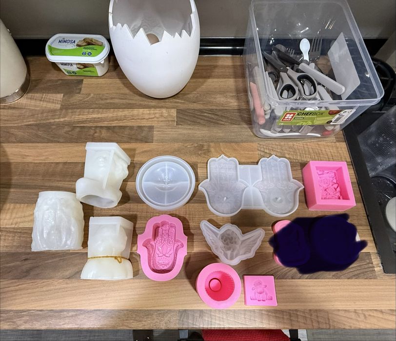 Congunto de 10 moldes de silicone