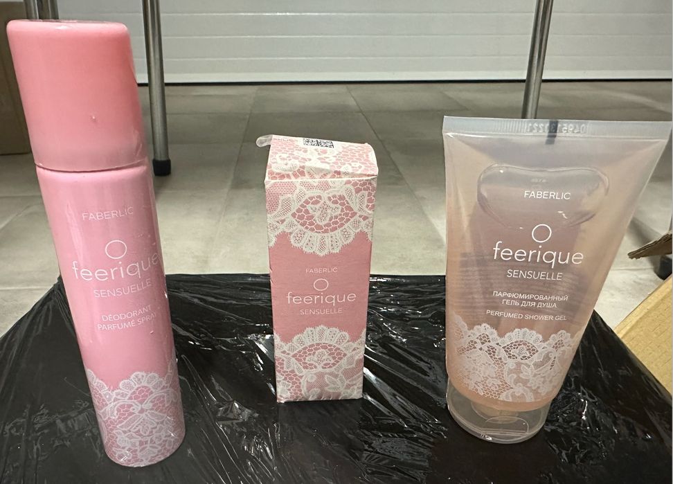 Perfume + Gel de Banho + Spray Perfumado O Feerique Faberlic