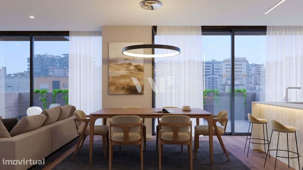 Apartamentos T1 e T2  em Empreendimento de Luxo com Piscina no Centro