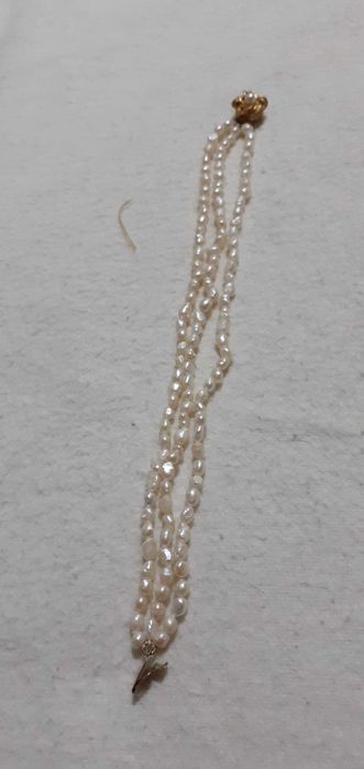 Colar e pulseira símil pérola (Ref. 20)