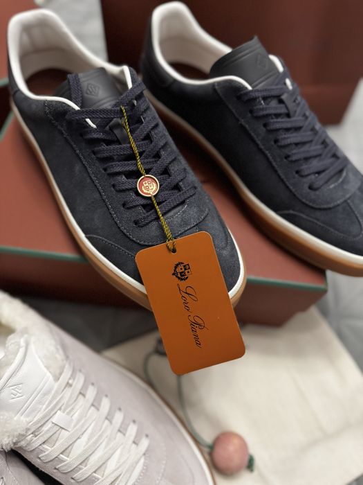 Кеди loro Piana синього кольору