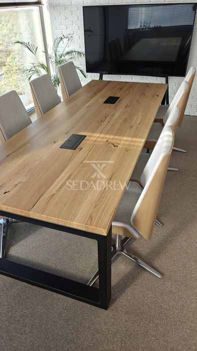 Stół loftowy do salonu do jadalni do biura stolik kawowy loft drewniany dębowy