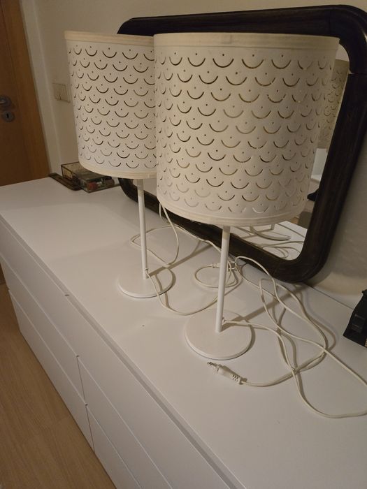 Candeeiro de teto IKEA+ 2 SKAFTET
Base p/candeeiro mesa, branco, 30 cm